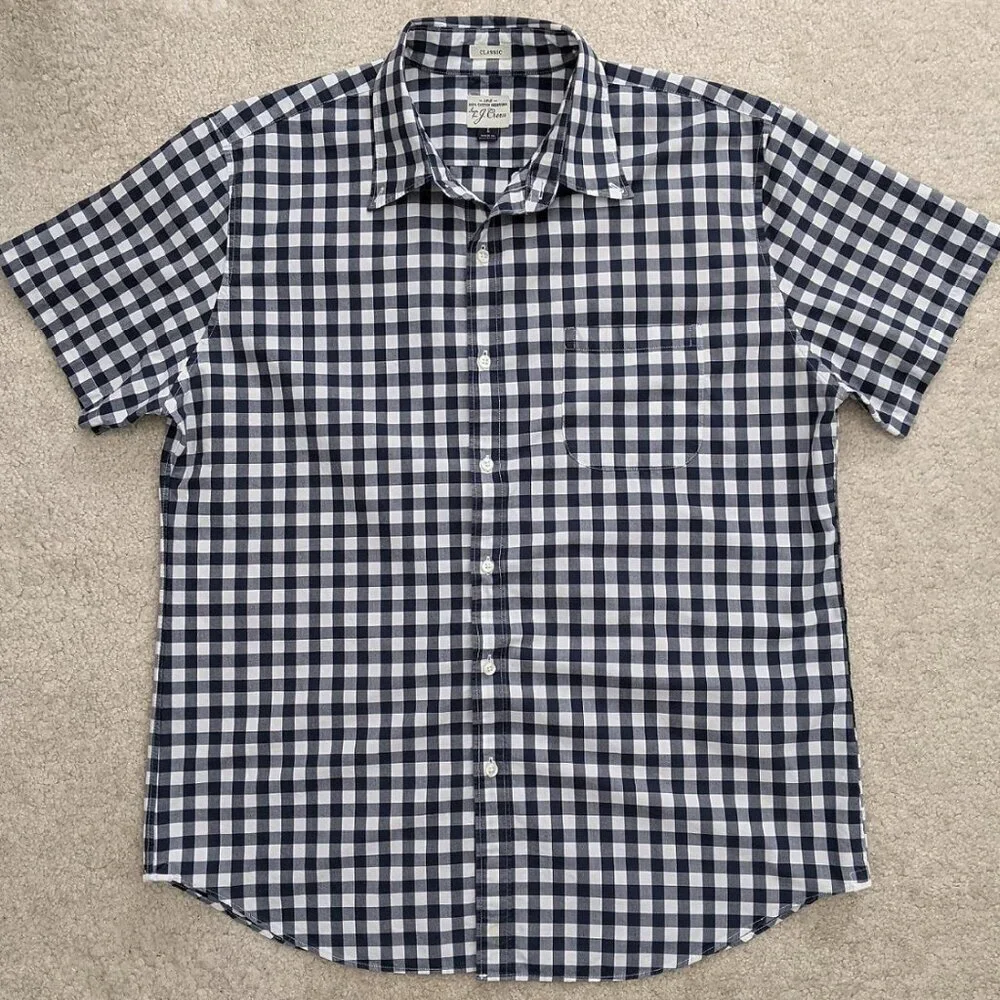 J.Crew short-sleeve button shirt